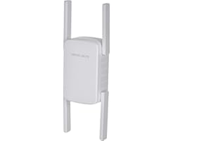 MERCUSYS Repeater WiFi ME50G, dwuzakresowy wzmacniacz WiFi AC1900 Mb/s, przedłużacz WiFi, dwie regulowane anteny o wysokim wzmocnieniu, 1 port Gigabit, MU-MIMO, kompatybilny ze wszystkimi urządzeniami