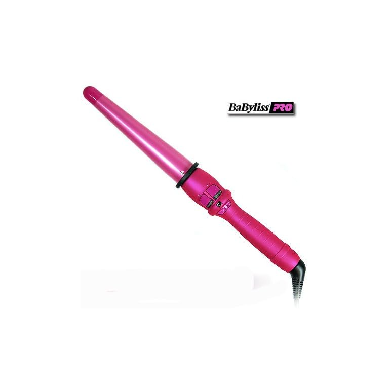 Babyliss-Pro-32mm-Porcelain-Rebel-Conical-Wand-In-Hot-Pink Babyliss Pro 32mm Porcelain Rebel Conical Wand In Hot Pink