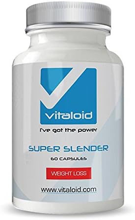 Super Slender Vitaloid - Perfect fat burning formula for Sportmen - Extreme Burners for Men and Women - 60 Capsules - UK Made - Metabolism and Energy Support - Weight Management Supplement