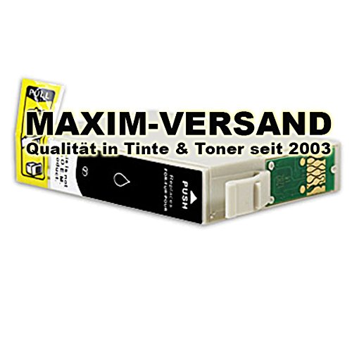 NEUSTE CHIPS funktionieren 100%ig in allen Druckern: 5x Tintenpatronen Set kompatibel zu Epson T1631 XL Black (16 XL) mit Chip kein Original kompatibel zu Epson Workforce WF-2010W WF-2500 Series WF-2510WF WF-2520NF WF-2530WF WF-2540WF WF-2630WF WF-2650WF WF-2660DWF WF-2700 Series WF-2750 WF-2760 - 2