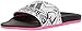 Produktbild adidas Women's Adilette Comfort Slide Sandal, White/Black/Shock Pink, 10 M US