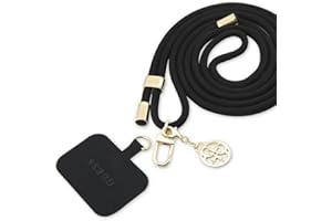 CG MOBILE Cordon bandoulière amovible GUESS et breloque 4G