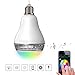 Produktbild H&M Intelligente Glühlampe Bluetooth Lautsprecher, E27 6W LED RGB Farben-Glühlampe, Handy-Steuerung-Farben-Änderung Bluetooth Lautsprecher-LED-Glühlampe