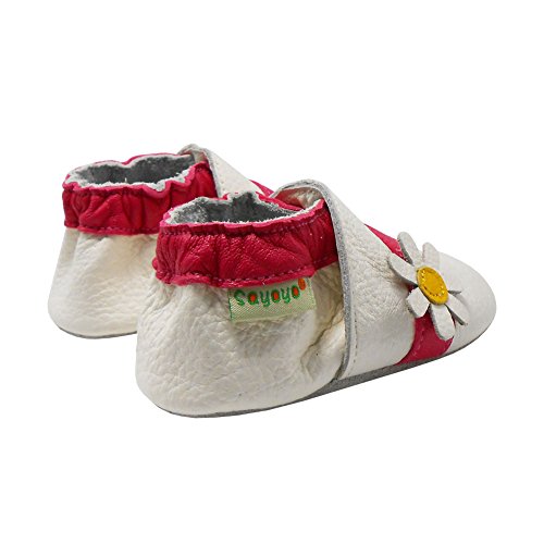 Sayoyo Karikatur Lauflernschuhe Baby Leder weiche Sohle Kugelsicherer Krippe Enfants Schuhe - 5