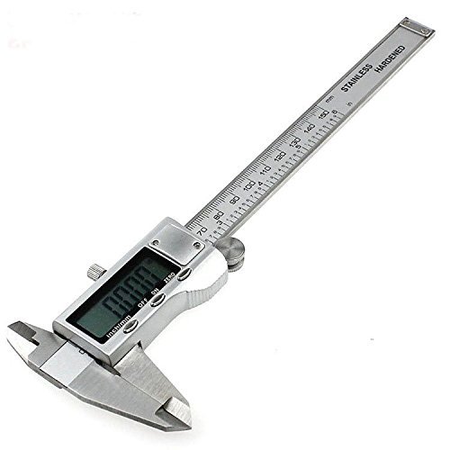 QMQ Hochpräzise Wassergeschützter Messschieber aus Edelstahl zu messende Länge 150mm (6”) mit Digitalanzeige - 7