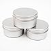 12 x 50ml Aluminium Make up Pots 50ml Capacity Empty Small Cosmetic/Candle/Spice Pots Tins Jars