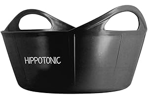 EKKIA HIPPOTONIC - Secchio flessibile da 15 l, colore: Nero