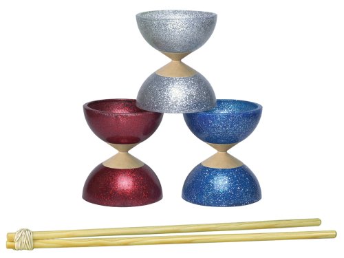 Preisvergleich Produktbild Diabolo,glitzer,Holzkern,Netz