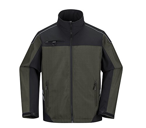Preisvergleich Produktbild Funktionelle «atmende» Jacke Softshell, windbeständige und wasserdichte Jacke, Arbeitsjacke, universelle Jacke (Unisex) - Braun - M