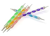 Set of 5 Multi Coloured Swirl Double Ended Nail Art Dotting/Marbleizing tools Color Choose