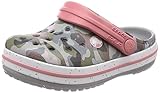  crocs Unisex-Kinder Crocband Camo Speck Kids Clogs, Mehrfarbig Light Grey, 33/34 EU