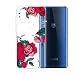Produktbild HHUAN Hülle für Motorola Moto One Vision Transparent Case Dünn Weiche Silikon Rote Rose Stoßfest Handyhülle Tasche Schale Bumper TPU Schutzhülle Cover für Moto One Vision (6.3")