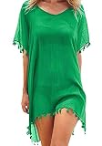 Vestido de baño de la playa de la franja de la moda: traje de baño elegante y brillante desgaste de la playa cubrir Vestido que es perfecto para usar protector solar.
