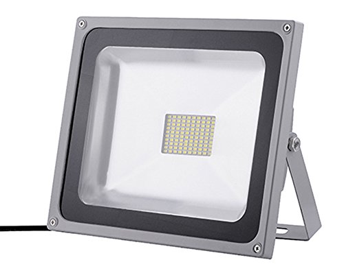 Leetop 80 Watt LED Flood Light SMD Flutlicht Außen Fluter kaltweiß Scheinwerfer Strahler Licht IP65 Gartenleuchte Security Light(2 Stücke) - 5