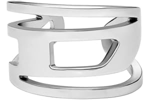 Diesel Orecchini da uomo in acciaio inossidabile con chiusura a perno