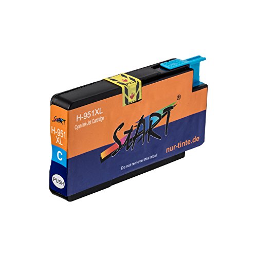 Start – 4 XL Ersatz Chip Druckerpatronen kompatibel zu HP 950XL / HP 951XL Schwarz, Cyan, Magenta, Gelb für Hewlett Packard OfficeJet Pro 8100 8600 8600 Plus 8610 8615 8620 8625 8630 8640 8660 251dw 276dw - 3