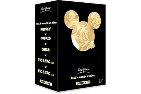 Tout le monde les aime : Mickey / Donald / Dingo / Tic et Tac, Vol. 1 & 2 - Coffret 5 DVD