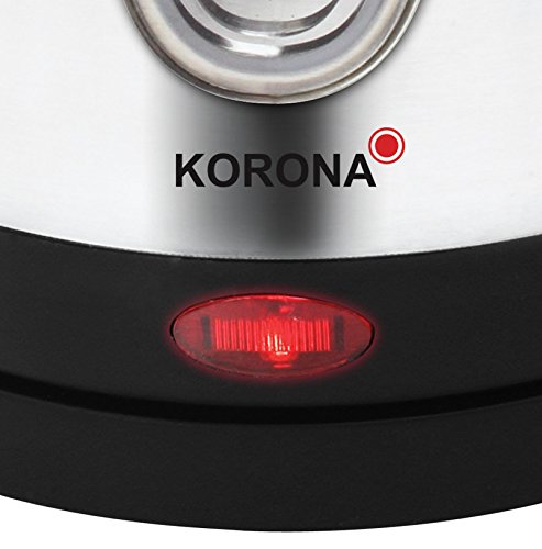 Korona – Wasserkocher 20303 I 1,0 Liter I 360 ° I 2000 W I Edelstahl-Schwarz - 4