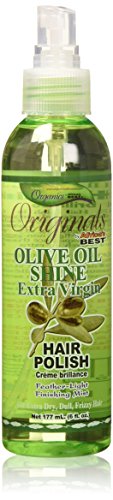 ORGANICS BY AFRICA'S BEST Ab Org Olive Oil Shine Hair Polish 6 Oz 180 ml