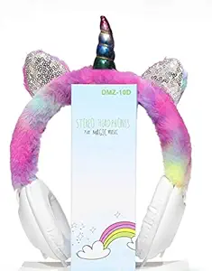 Unicorn Headphones for Kids | Best Gift for Kids | Soft Fur and Great Sound Quality