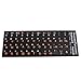 Produktbild A0127 Selbstklebender Tastaturschutz, russische Tastaturabdeckung, PVC farbenfroh, wasserdicht, Tastaturschutz, Silikonschutz, Farbe transparent orange Orange 18×6.5cm