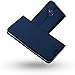 Produktbild Radoo HTC U11 Life Hülle, Premium PU Leder Handyhülle Brieftasche-Stil Magnetisch Folio Flip Klapphülle Etui Brieftasche Hülle [Karte Halterung] Schutzhülle Tasche Case Cover für HTC U11 Life (Blau)