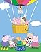 Produktbild Peppa Pig - Ballon TV Kinder Serie Mini Poster Plakat Druck - Grösse 40x50 cm