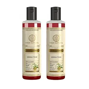 Khadi Natural Herbal Henna Tulsi Cleanser (Set of 2)