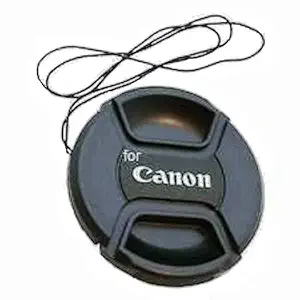 SUPERNIC Replacement Center Pinch Lens Cap for Compatible with Canon 70-200mm f/2.8L, 17-40mm f4L, 100-400mm f/4.5-5.6L, 24-105mm f/3.5-5.6, 24-105mm f/4L is, 24-70mm f/4L Lens (For Canon 67mm Lens cap) with microfiber cloth