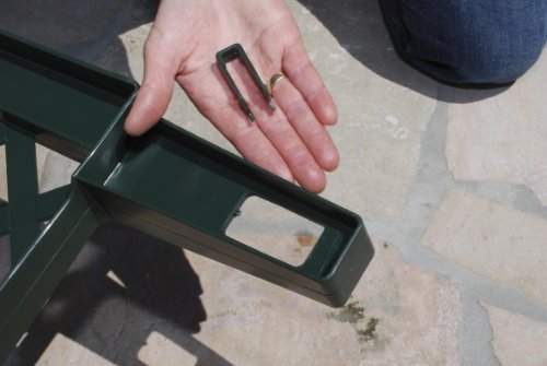 Pflanzkasten m. Spalier+Speicher weiß, Calypso, 2 Packstücke - 4