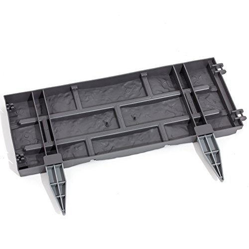 2,2 m Gartenmauer Gartenpalisade Gartenwand Sichtwand Rasenabschluß grau - 3