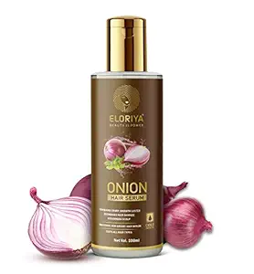 ELORIYA Onion Hair Serum for Strong and Frizz-Free Hair for Instant Smoothing, Repairing and Shining 100 ml (Onion Serum)