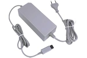 WICAREYO Caricatore di Alimentatore per Wii, Adatatore di Alimentazione Cavo di alimentazione CA UE per Wii