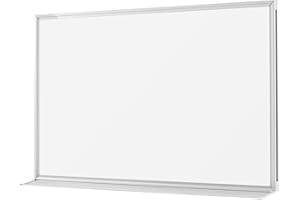 ‎VISCOM VISCOM Premium Design Whiteboard Speziallackiert - 120 x 180 cm - Beschichtete Magnetwand mit Aluminium-Rahmen - extrem kratzfest, magnetisch & einfach beschreibbar - Magnettafel in mehreren Größen