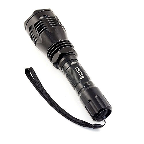 Sunmoch LED Jagd Taschenlampe GRÜN-LICHT Jagdlampe Ultra-Langstrecken grün Licht Jagd Taschenlampe für Wandern, Camping, Selbstverteidigung, Suche, Jagd, tägliche Beförderung, Nachtfahrt, Höhlenforschung, Nachtfischen, Patrouillen. - 2