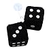 Auto Hub Black Dice Hanging Car Perfume For Car, Home, Office Air Freshener, Scent RS.249.00