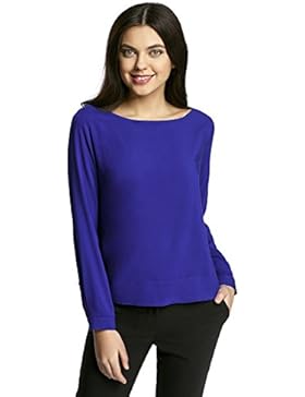 oodji Ultra Damen Viskose-Bluse Basic