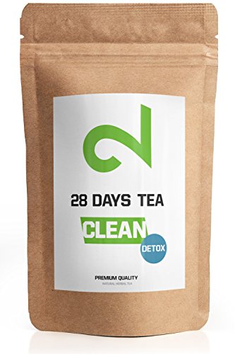 DUAL Detox Tea | Té desintoxicante para bajar de peso en 28 días | Té adelgazante y quemador de grasa | Té de dieta| Té limpiador | Té de hoja suelta | Hecho en Alemania