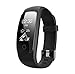 Produktbild Smart-Armband Unterstützt Multi-Sport-Modus Gesundheit Herzfrequenz-Überwachung Atemführung Smart Wear,Black