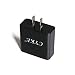 Produktbild LHZTZKA Reiseadapter Universal USB Ladegerät Stecker 20W 3-Port-Ladegerät mit austauschbaren Adapter für iPhone iPad Android Samsung Handys, Tablets und Kindle (Schwarz)