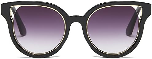 SojoS Kids Lovely High End Hollow Out Cut Out Cat Eye Mirrored Sunglasses for Girls SK301