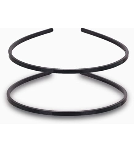 TECKI 24 Pieces Serre Tete Metal - 8X Dore +8X Argente +8X