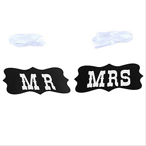 SwirlColor 1set „Mr & Mrs“ Letter Garland Banner Hochzeit Dekoration - 3