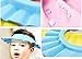 Soft Baby Kids Children Shampoo Bath Shower Cap Hat Wash Hair Shield (Blue)