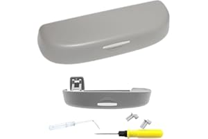 LFOTPP Estuche para Gafas para V W TRoc, Auto Coche Gafas Caja Organizador Gafas de Sol Soporte Almacenamiento Bolsillos, Estuches de Gafas para Coche Gafas Caja Organizador Gafas de Sol (Gris)