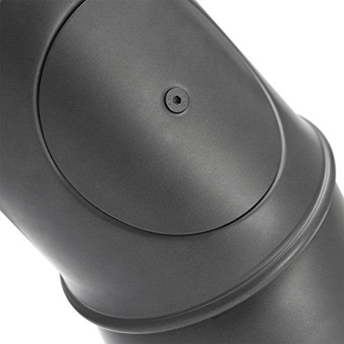 raik SH062-150-gg Rauchrohrbogen / Ofenrohr 150mm – Multibogen gussgrau - 3