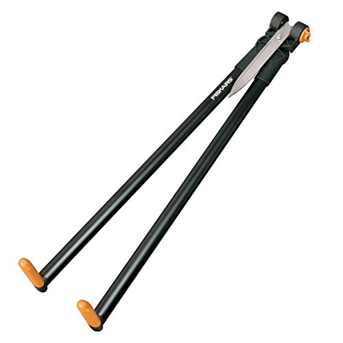 Fiskars PowerLever™ Scherenstorch Multifunktionale Hecken- und Rasenschere GS53, Schwarz - 4