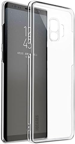 IQCASES Silicone Hydrogel Anti UV Liquid Crystal Hard Fibre Reinforced Galaxy S9 Case with Light but Durable Flexible Clear TPU Protection for Samsung Galaxy S9 - Crystal Clear