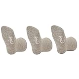 Little Grippers Grey Marl Baby Socks with Stay On Technology - 3 Pair Pack (12-24 Months)