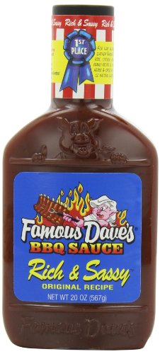 Rich & Sassy Original Recipe BBQ Sauce 1 x 567g Bottle American Import